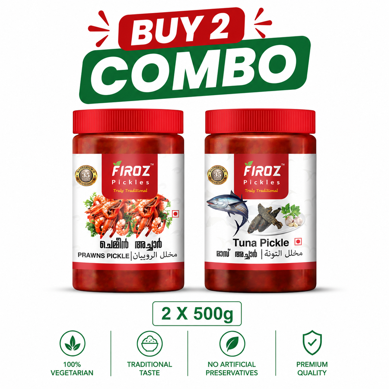 Prawns + Tuna BUY 2 COMBO