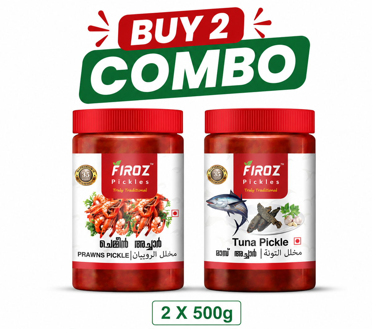 Prawns + Tuna BUY 2 COMBO
