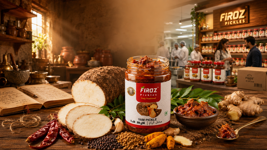 The Story Behind Firoz Pickles’ Famous Yam Pickle | Authentic Kerala Pickles