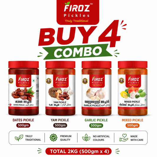 Dates + Yam + Garlic + Mixed  BUY 4 COMBO