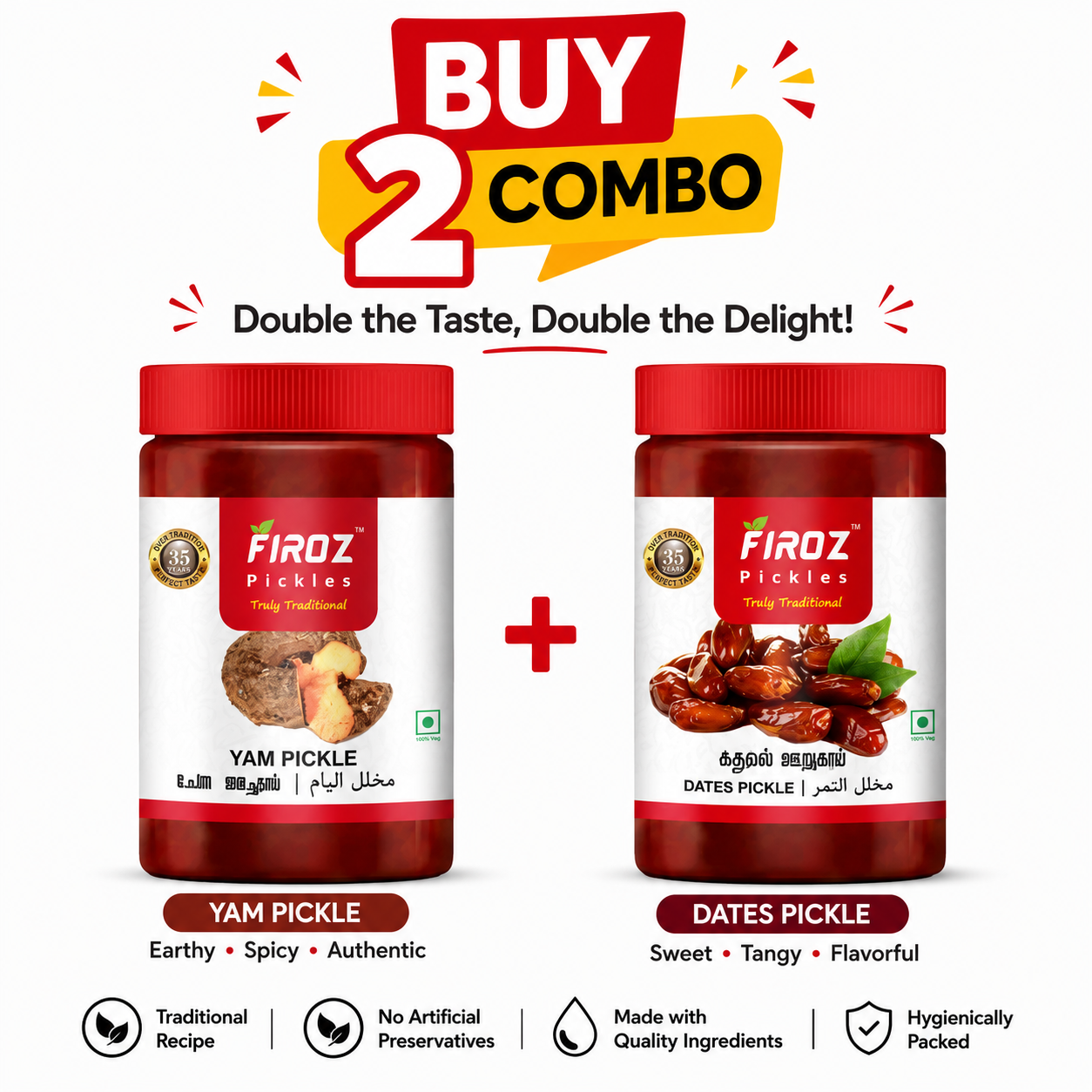 Yam + Dates  BUY 2 COMBO